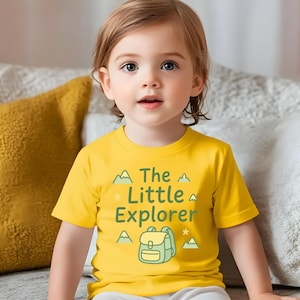 Personalized Little Explorer Kids T-Shirt: Custom Adventure Tee