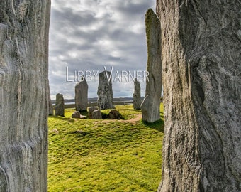 Callanish Standing Stones, Isle of Lewis, Scotland Photograph - Free Shippng in US -
