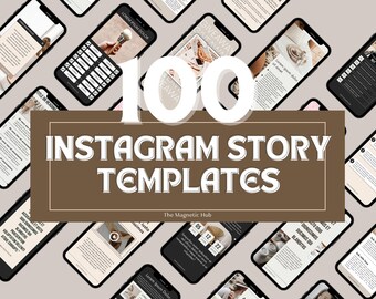 100 modèles d'histoires Instagram pour les particuliers et les propriétaires d'entreprise