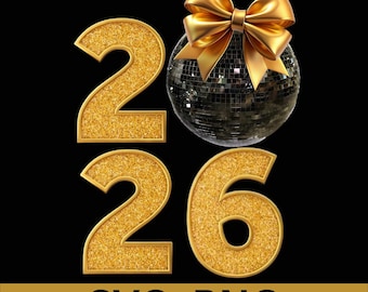 Happy New Year 2026 png, Happy New Year png, New Years png, New Year Clipart, New Year svg, New Year 2026, New Year Eve, Happy New Year.