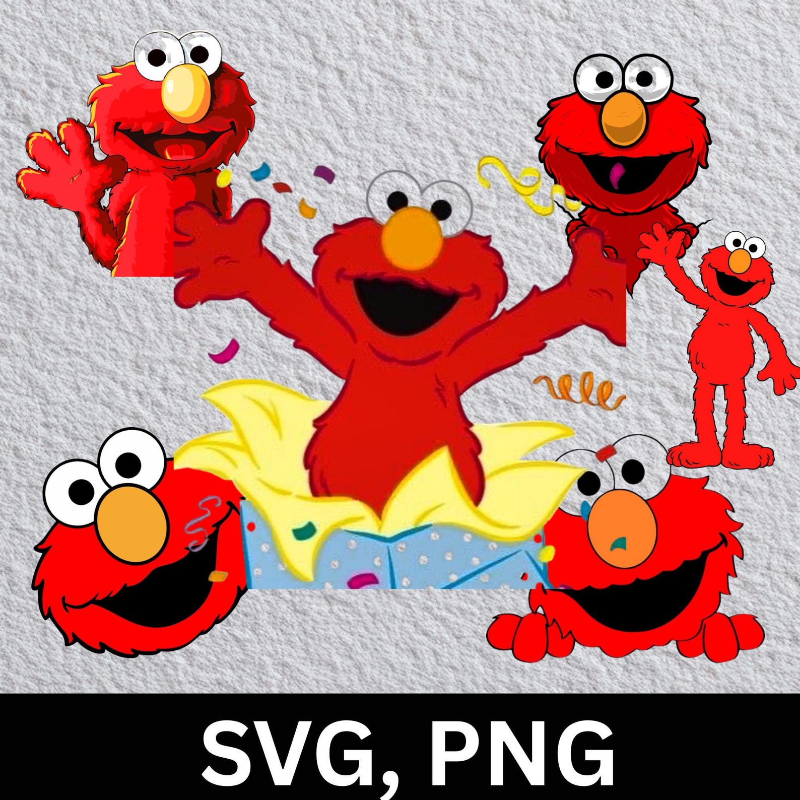 Street Monster Svg, Elmo Svg Bundle, Cookie Monster Svg, Street Sign ...
