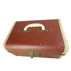 Mala de viagem vintage para maquiagem
