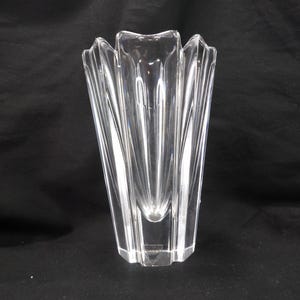 Orrefors Sweden MCM Prisum Vase Etched with Orrefors on the Bottom