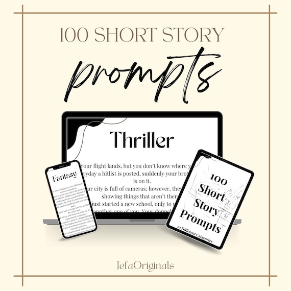 100 Short Story Prompts: Creative Writing Ideas (PDF Download)