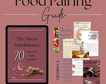 Guía de maridaje de alimentos: Consejos de cocina ingeniosos (Descarga instantánea)