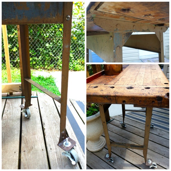 Woodworking Table Top With Holes