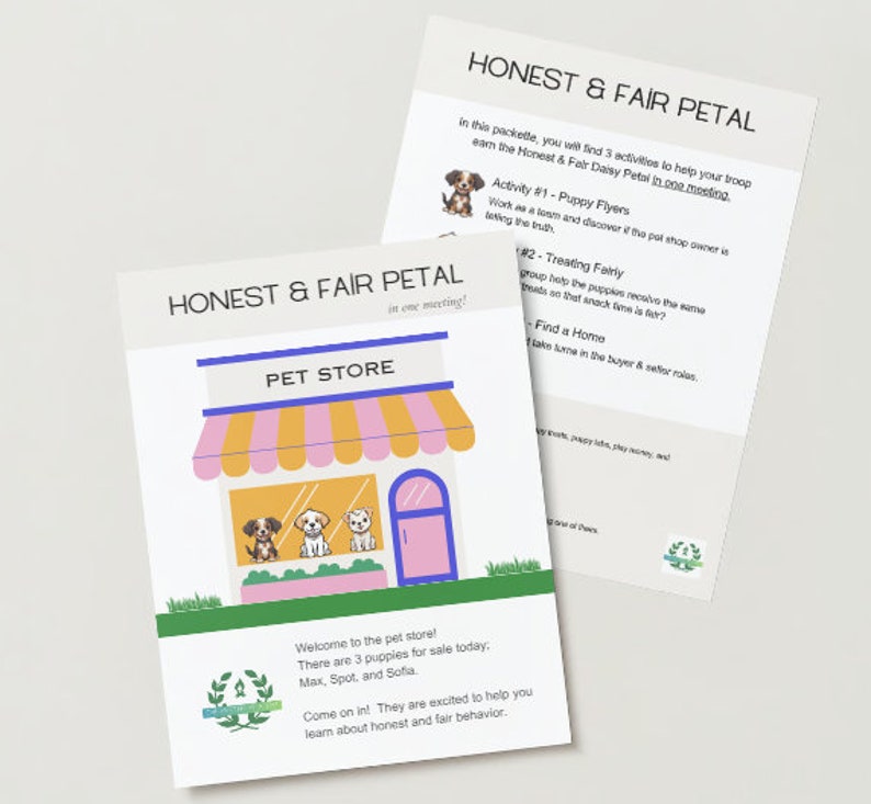 Honest & Fair Petal Plan for Daisies - Etsy