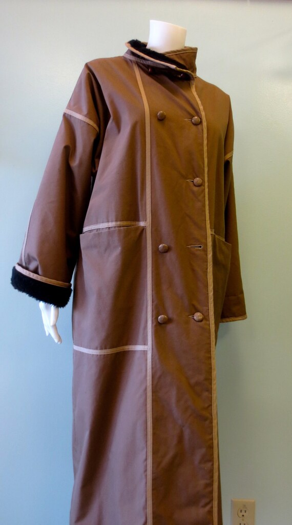 Fabulous Vintage 1970s Bonnie Cashin Brown Faux Fu