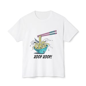 Zabawna koszulka Ramen, unisexowa bawełniana koszulka dla miłośników jedzenia, świetny prezent dla entuzjastów makaronu, idealna na niezobowiązujące wyjścia i imprezy