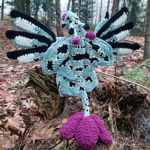 Ikran Plüsch Drache Häkelanleitung | Fantasy Banshee Amigurumi PDF