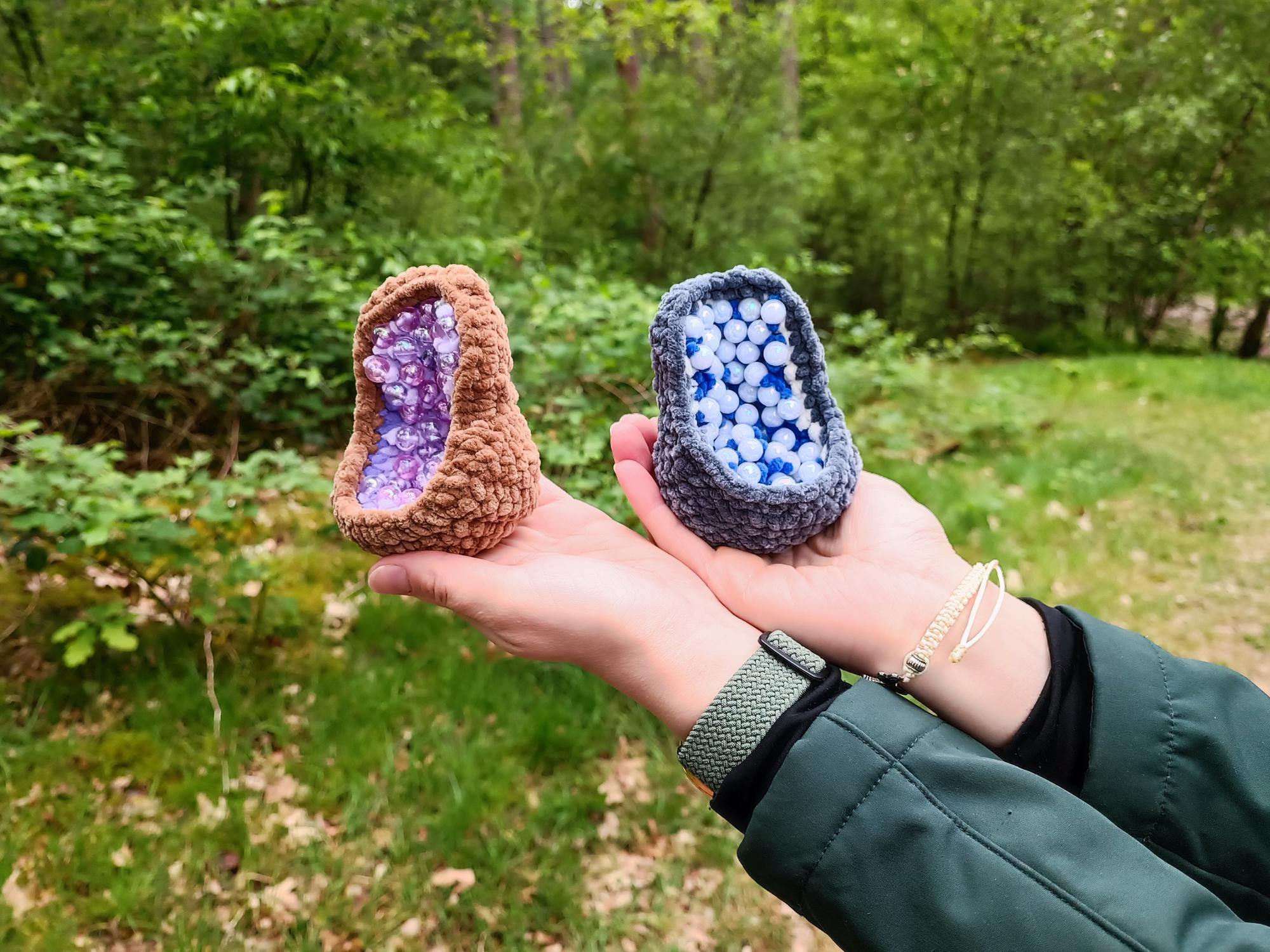 Geode 4 Shapes Crochet Pattern | Crystal Geode Rock Amigurumi PDF - Etsy UK