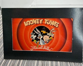 Looney Tunes The Stars Are Out Collectible Litho Cel Clampett Studio Matted 6x4