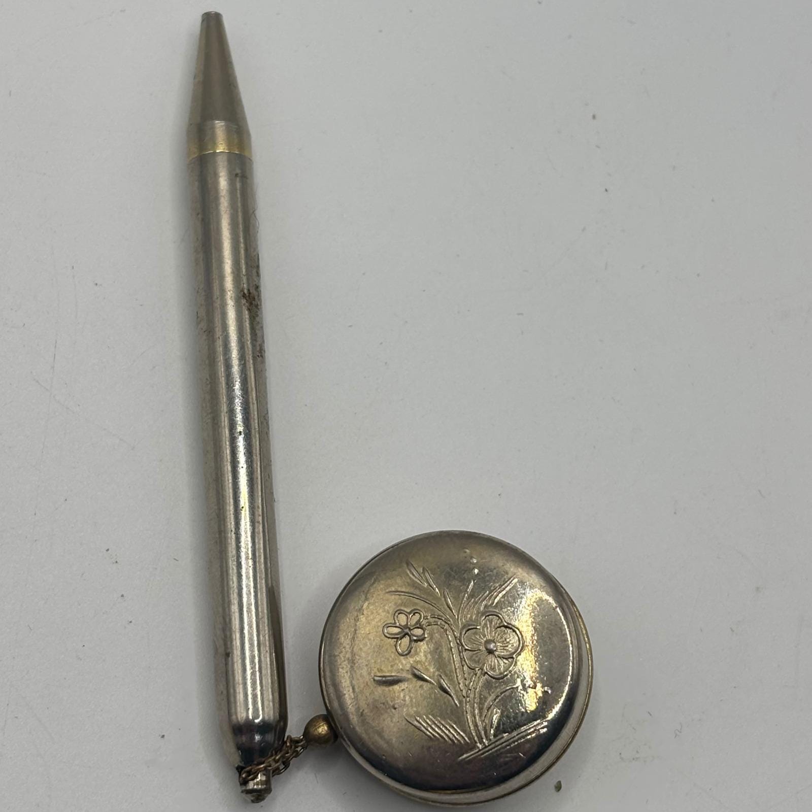 Vintage Silver Mechanical Pencil - Etsy