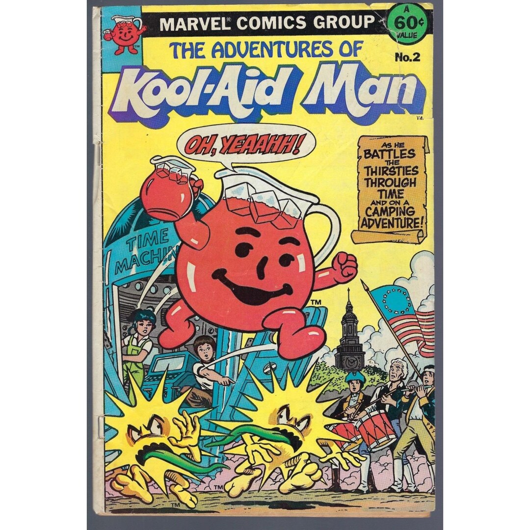 Marvel Comics the Adventures of Kool Aid Man No 2 1987 Comic Book - Etsy
