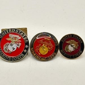 Vintage Usmc Pin - Etsy