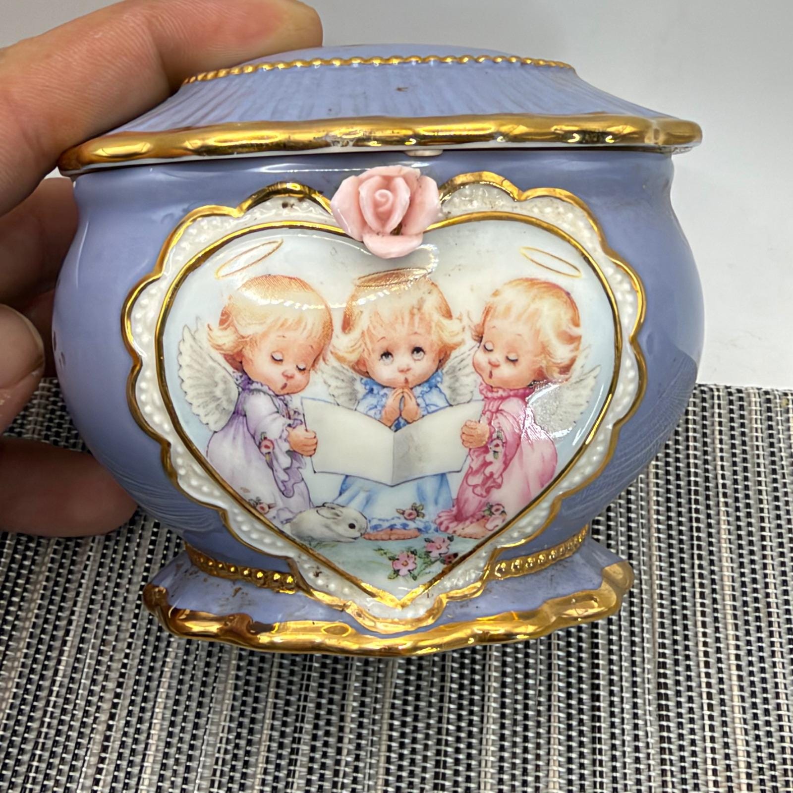 Santa porcelain music box - Etsy 日本