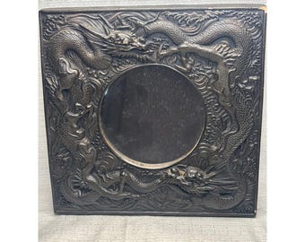 Gargoyles Brooklyn NY Dragon Mirror Wall Decor Asian Art Reproduction Vintage