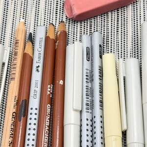 Artist Drawing Set Grumbacher General's Charcoal Faber-Castell Prismacolor Pens image 3
