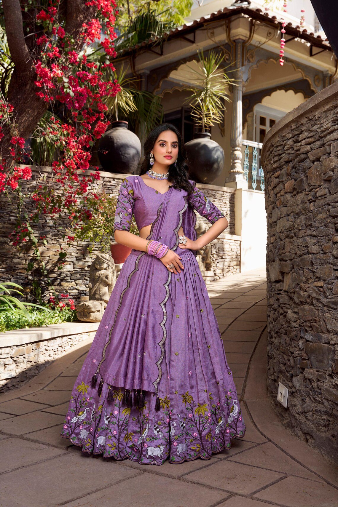 ALMOND LEHENGA CHOLI