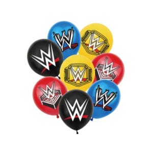 Set di 8 palloncini a tema WWEY