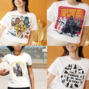 May the 4th Star Wars PNG Bundle – Galaxy Themed Birthday & T-Shirt Designs for Fans