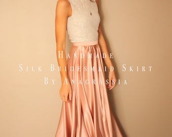 Long Silk Skirt