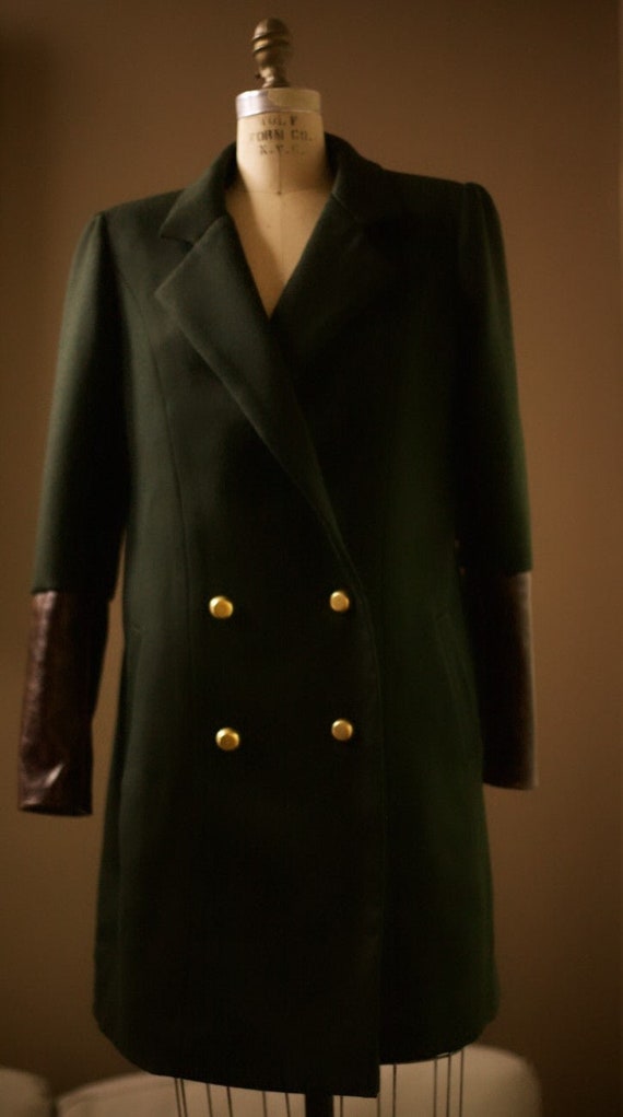 Dark Green Wool Coat – A N A G R A S S I A