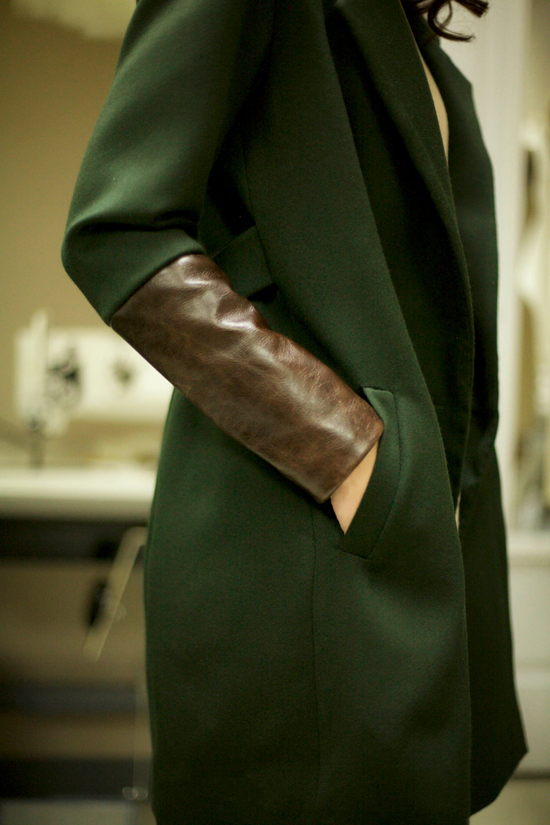Dark Green Wool Coat – A N A G R A S S I A