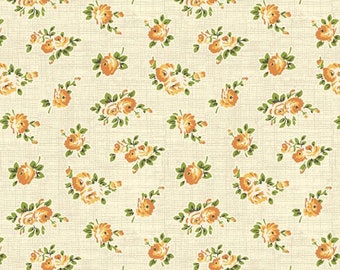 Yellow Roses Vintage Fabric by Miriam Rawson for Rag Bag Doll Collection for Marcus Fabrics