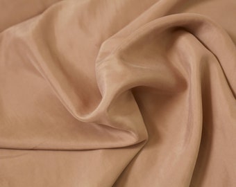 Tan Cupro Rayon