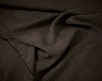 Black Cupro Rayon