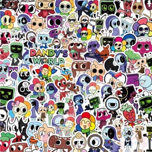 54 Autocollants Vinyle Imperméables World For Dandys - Pour Laptop, Skateboard, Stickers Déco Adolescents