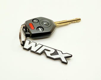 3D WRX Keychain White – Bold Style for Subaru Enthusiasts