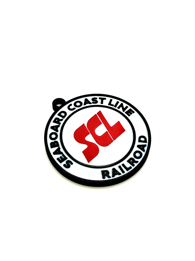 SCL Railroad Keychain: 3D Printed Railfan Gift - Etsy