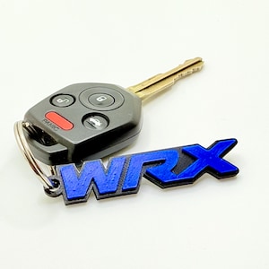 3D WRX Keychain Blue – Bold Style for Subaru Enthusiasts