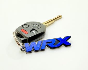 3D WRX Keychain Blue – Bold Style for Subaru Enthusiasts