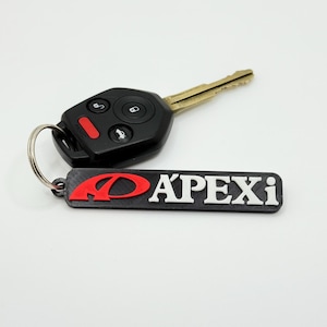 Portachiavi APEXi JDM: accessorio per auto sintonizzatore giapponese anni '90