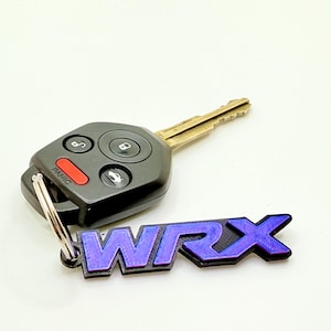 3D WRX Keychain Silk Purple – Bold Style for Subaru Enthusiasts