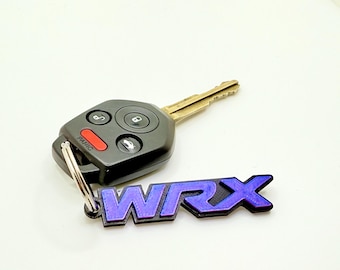 3D WRX Keychain Silk Purple – Bold Style for Subaru Enthusiasts