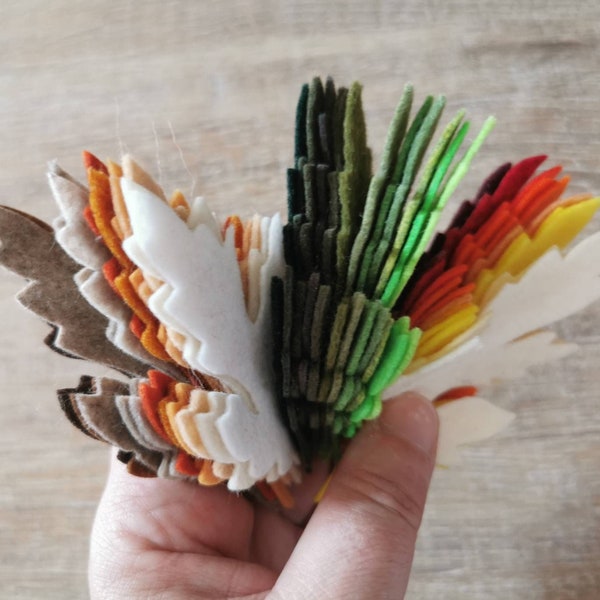 Felt Leaves Etsy