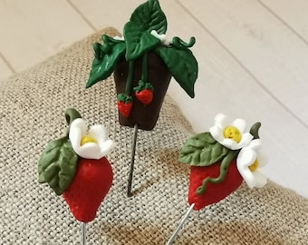 Perni decorativi "Fragola"