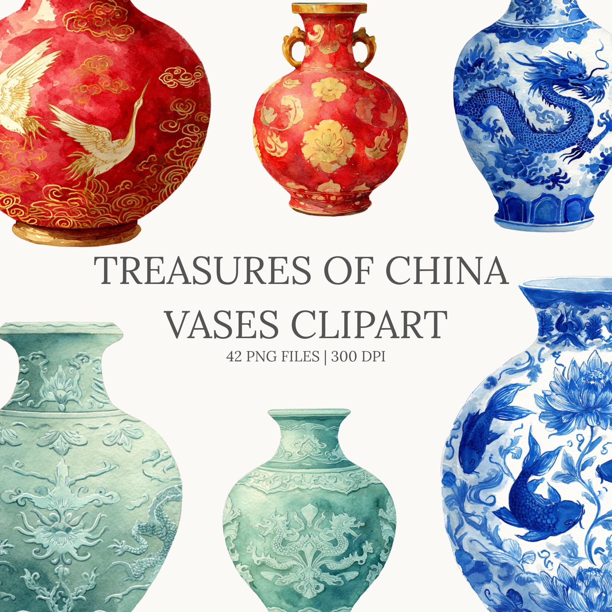 Chinese vases - Etsy 日本