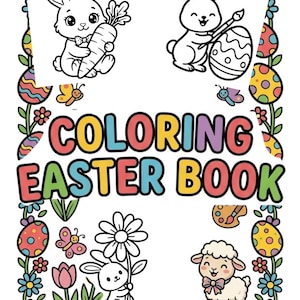 Easy Easter Coloring Book for Toddlers