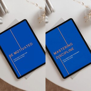 Motivation & Discipline Mastery Bundle – 2-in-1 PDF Set: Unlock Lasting Motivation, Build Discipline, Create Habits, Achieve Your Goals