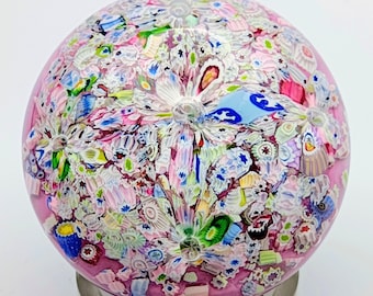 A stunning Phoenix Alladins cave Paperweight signed and dated 2005