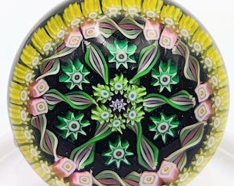 Ein wunderschöner kleiner Vintage Perthshire Millefiori Briefbeschwerer PP124, hergestellt zwischen 1990 und 1997