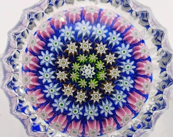Vintage Perthshire Paperweight PP75 c1990 Gorgeous Collectable Scottish Art Glass