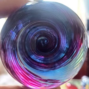 Josh Simpson ジョシュ シンプソン ガラス ペーパーウエイト Josh Simpson Paperweight Art Glass Inhabited Planet 1989