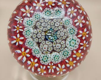 ムラーノ ミルフィオーレ ペーパーウェイト ヴィンテージ コレクターズ