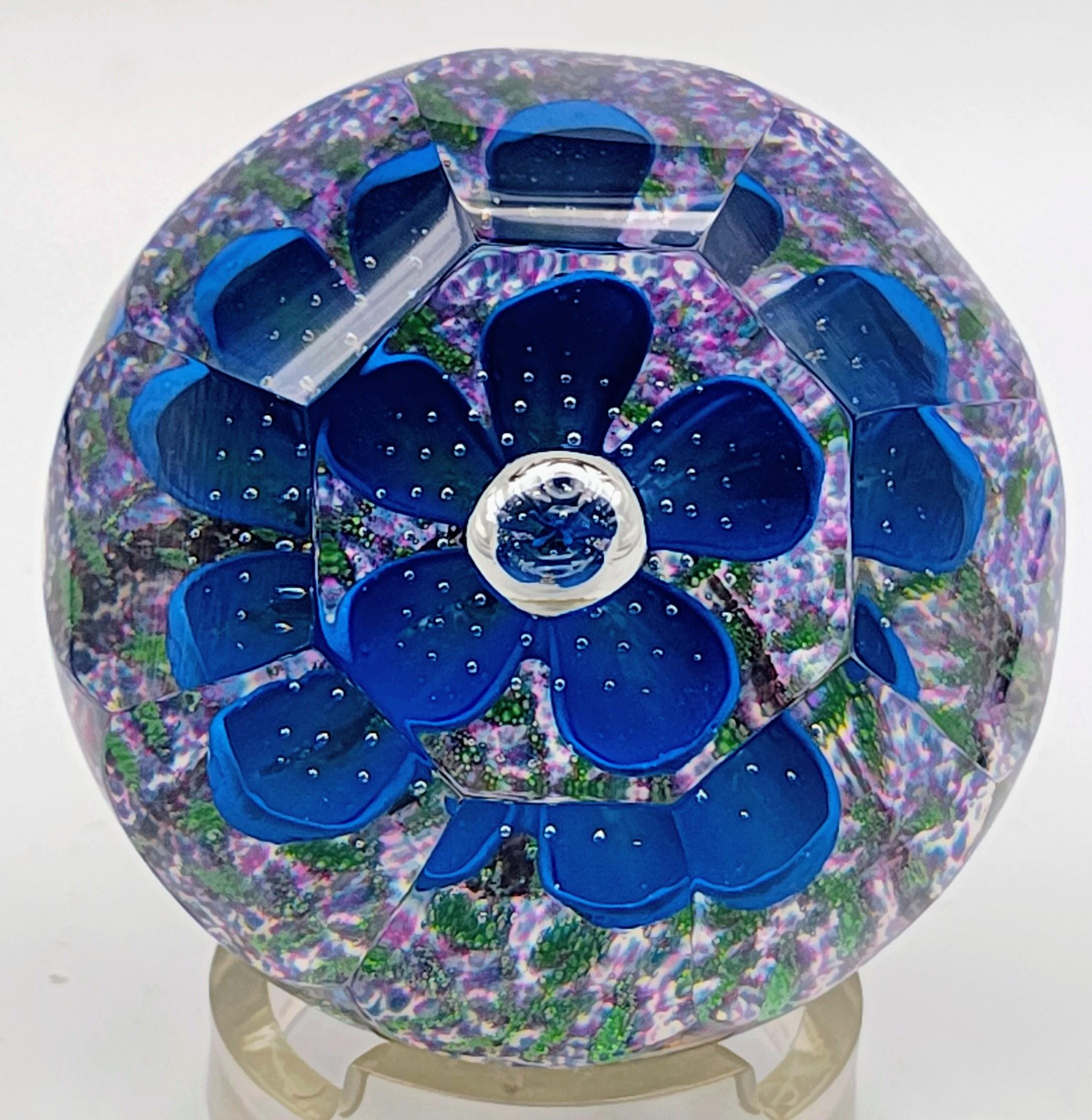 ケイスネス Caithness ガラス ペーパーウェイト グラスアート Caithness glass blue - Etsy 日本